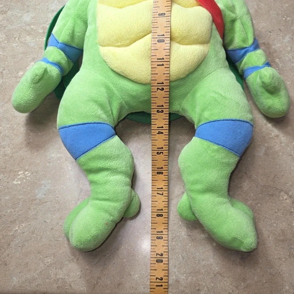 Teenage Mutant Ninja Turtles TMNT Leonardo Green Plush Backpack 21